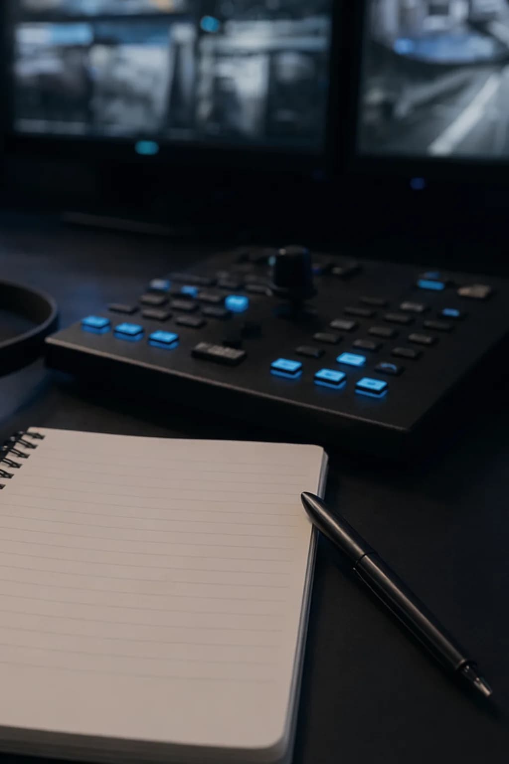 Imagen de artículo de monitorización con mesa de triaje de alertas y materiales de runbook