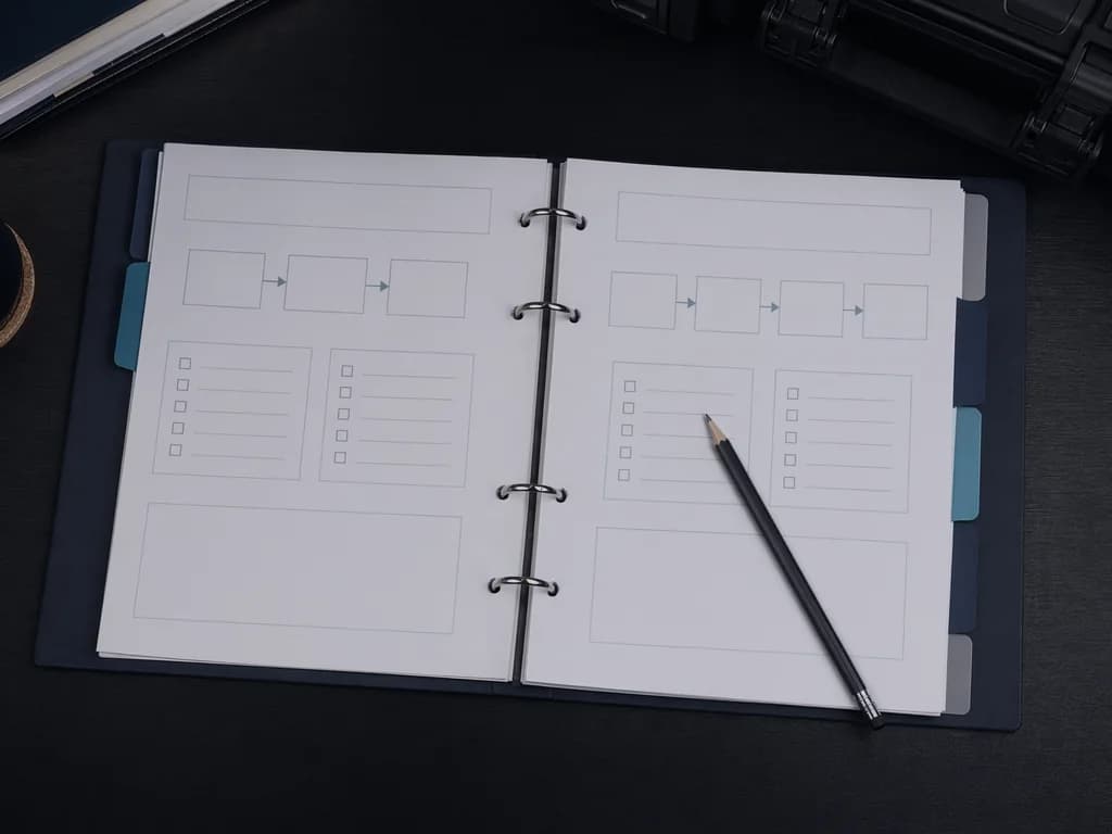 Espai de runbook per a planificació pràctica d'implementació